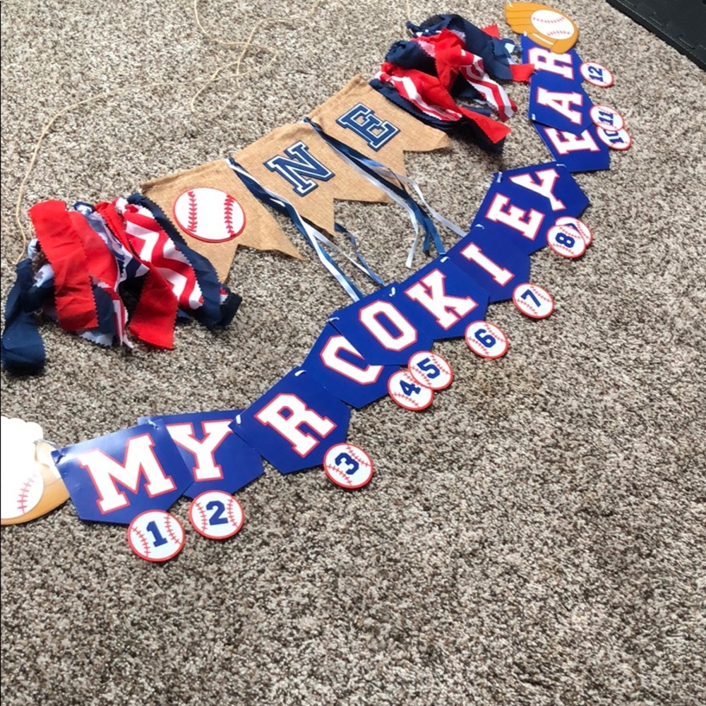 My Rookie Year Highchair and Photo Banner